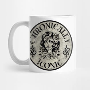 Chronically Iconic Watercolor Mug